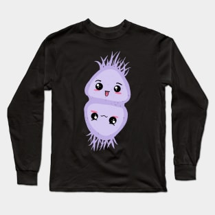 Cute Bacteria Microbes Long Sleeve T-Shirt